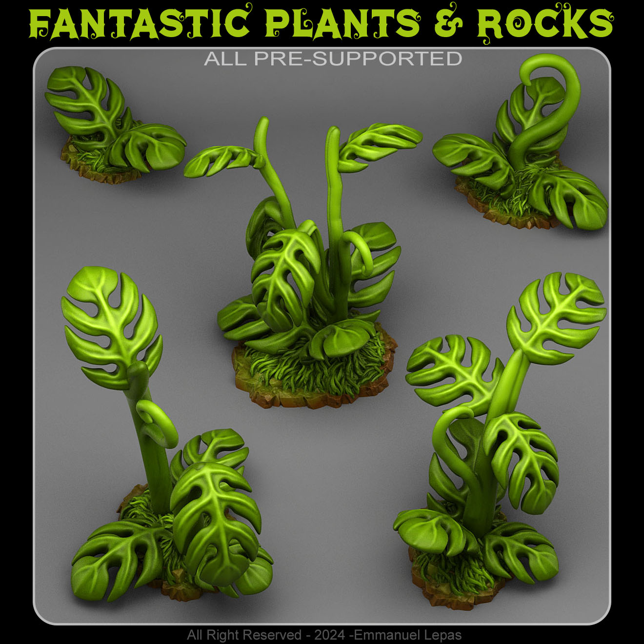 GIANT TROPICAL PLANTS